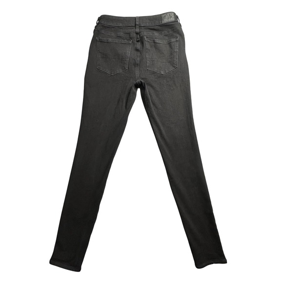American Eagle Jeans Womens 8 Long Black Hi-Rise Jegging Dream Stretch Skinny - Picture 1 of 16